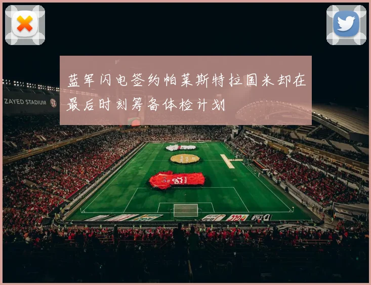 蓝军闪电签约帕莱斯特拉国米却在最后时刻筹备体检计划